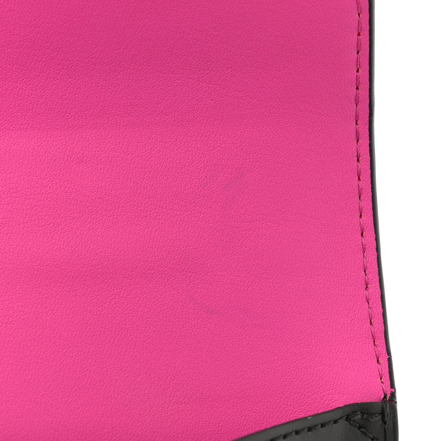 MCM Calfskin Mini Patricia Crossbody Bag Pink Orange Black 10 of 11