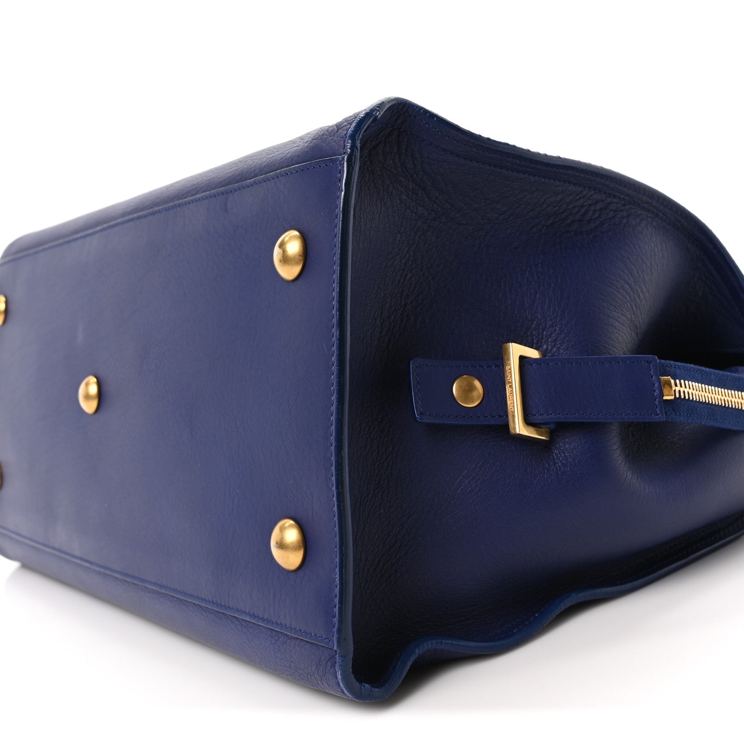 Saint Laurent Calfskin Medium Classic Y Cabas Navy 1793136