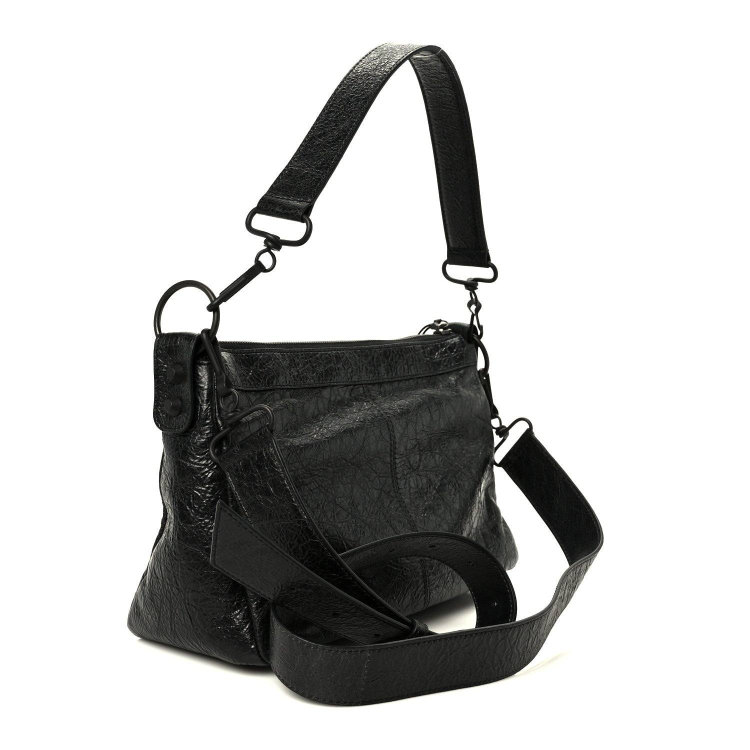 Balenciaga Agneau Arena Classic Hardware Small Le City Moto Black 3 of 10