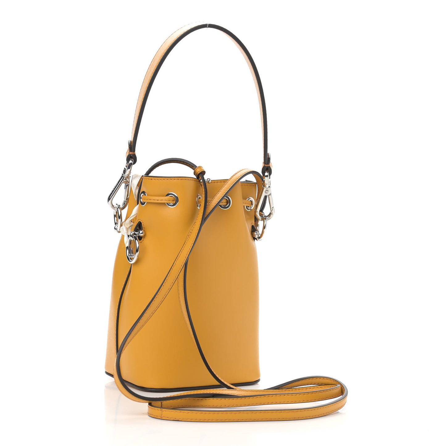 Vitello Liberty Lucido F is Fendi Mini Mon Tresor Bucket Bag Zucca