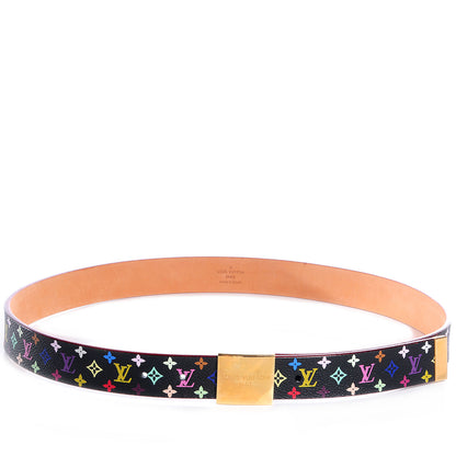 Louis Vuitton Monogram Multicolor Belt Black 90 36 1 of 8