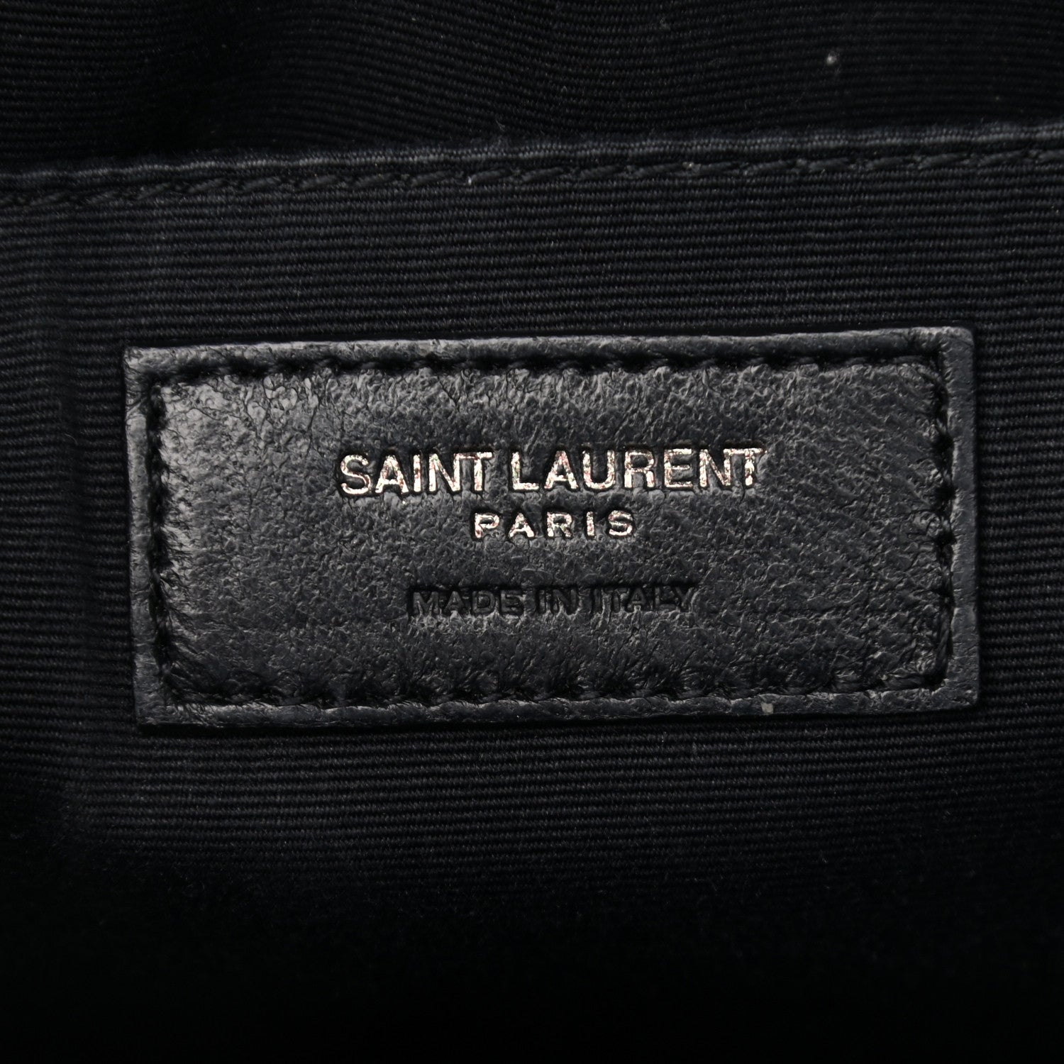 Saint Laurent Calfskin Matelasse Monogram Lou Camera Bag Black 6 of 10