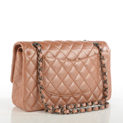 Chanel Pearly Caviar Quilted Medium Double Flap Pink 3 of 8
