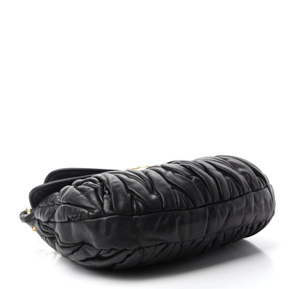 Miu Miu Nappa Matelasse Coffer Hobo Black 4 of 11