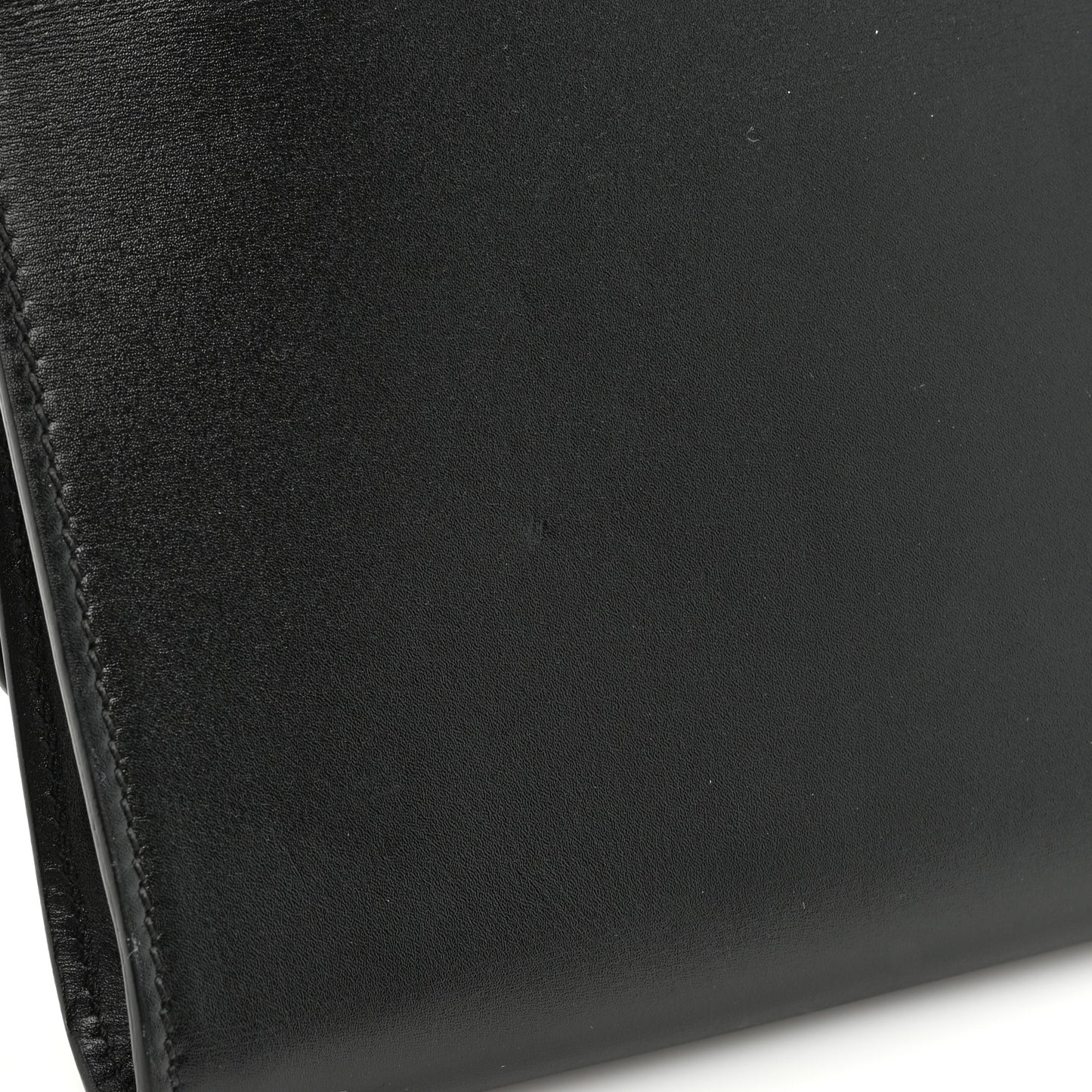 Calfskin VCase Chain Wallet Black