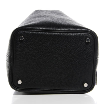 Hermes Taurillon Clemence Picotin PM Black 5 of 17