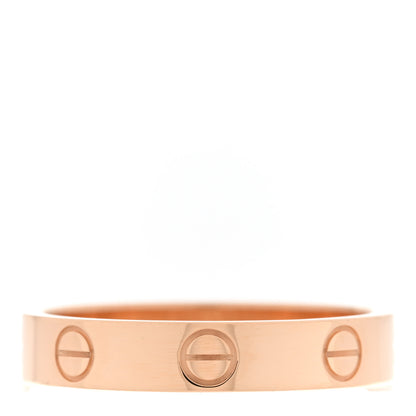Cartier 18K Pink Gold 3.5mm LOVE Wedding Band Ring 54 7 3 of 4