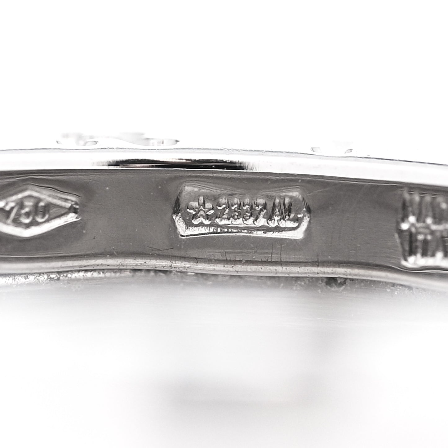 18K White Gold B.Zero1 Four-Band Ring 51 5.75