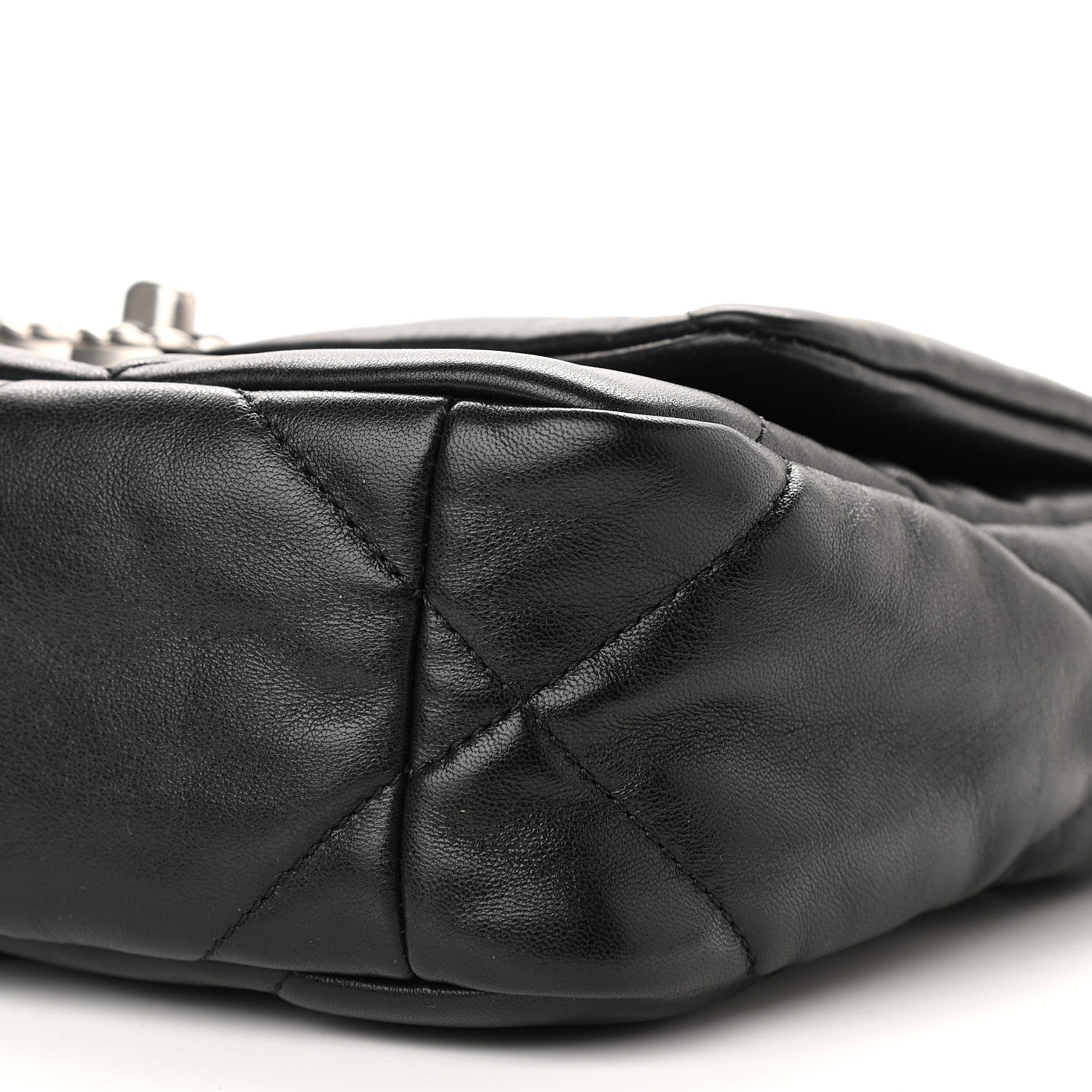 Chanel Lambskin Quilted Medium Chanel 19 Flap Black 9 of 9