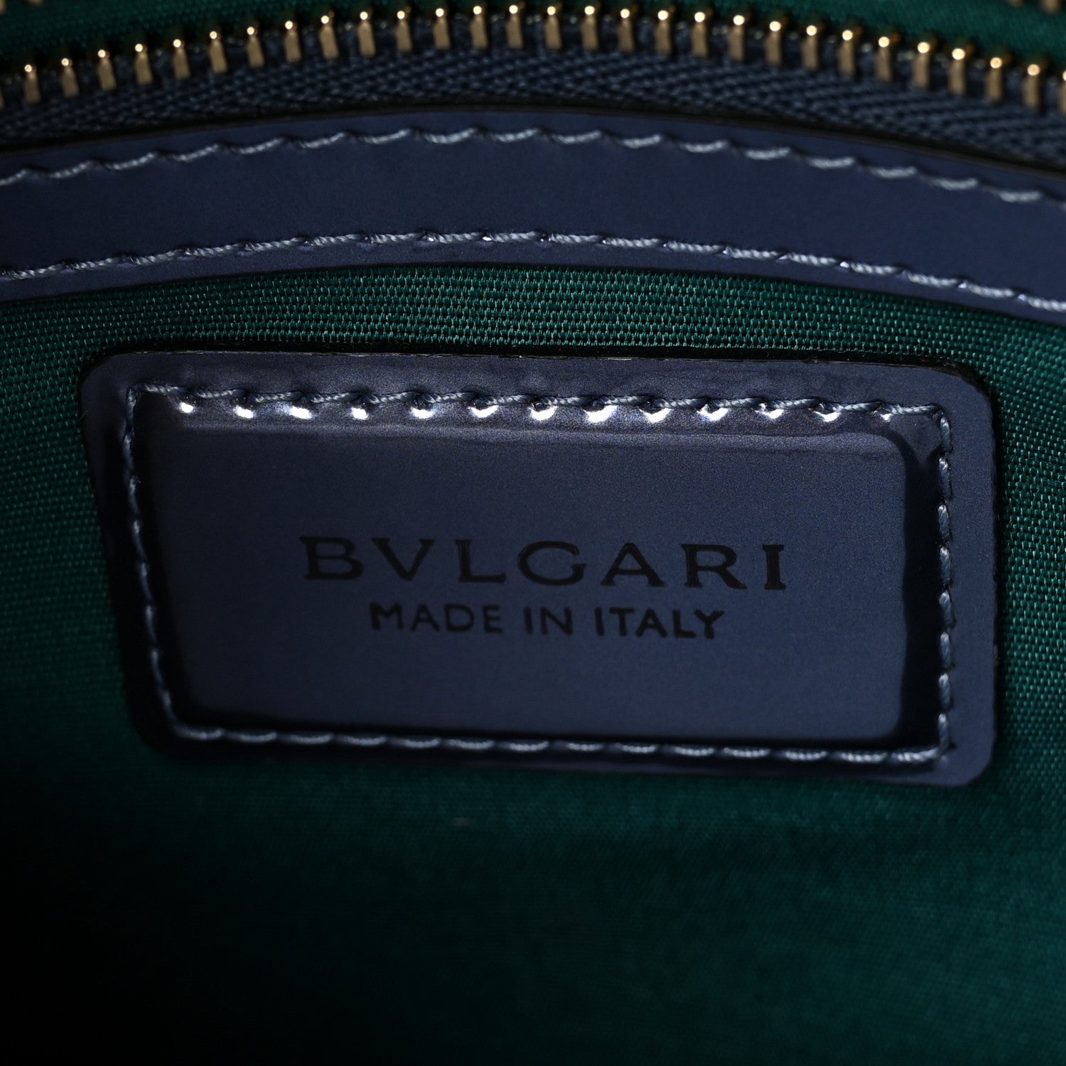 Bulgari Metallic Serpenti Forever Shoulder Bag Blue 5 of 7