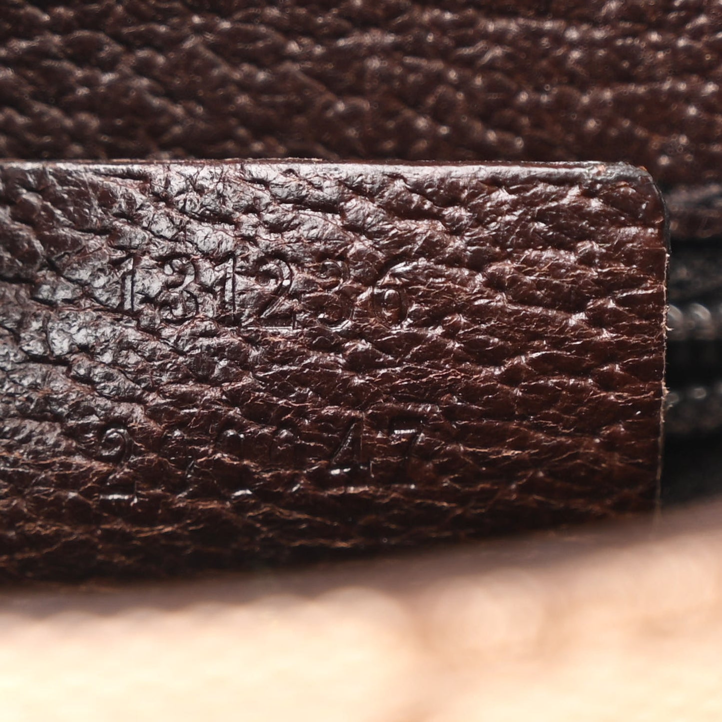 Monogram Waist Pouch Bag Dark Brown