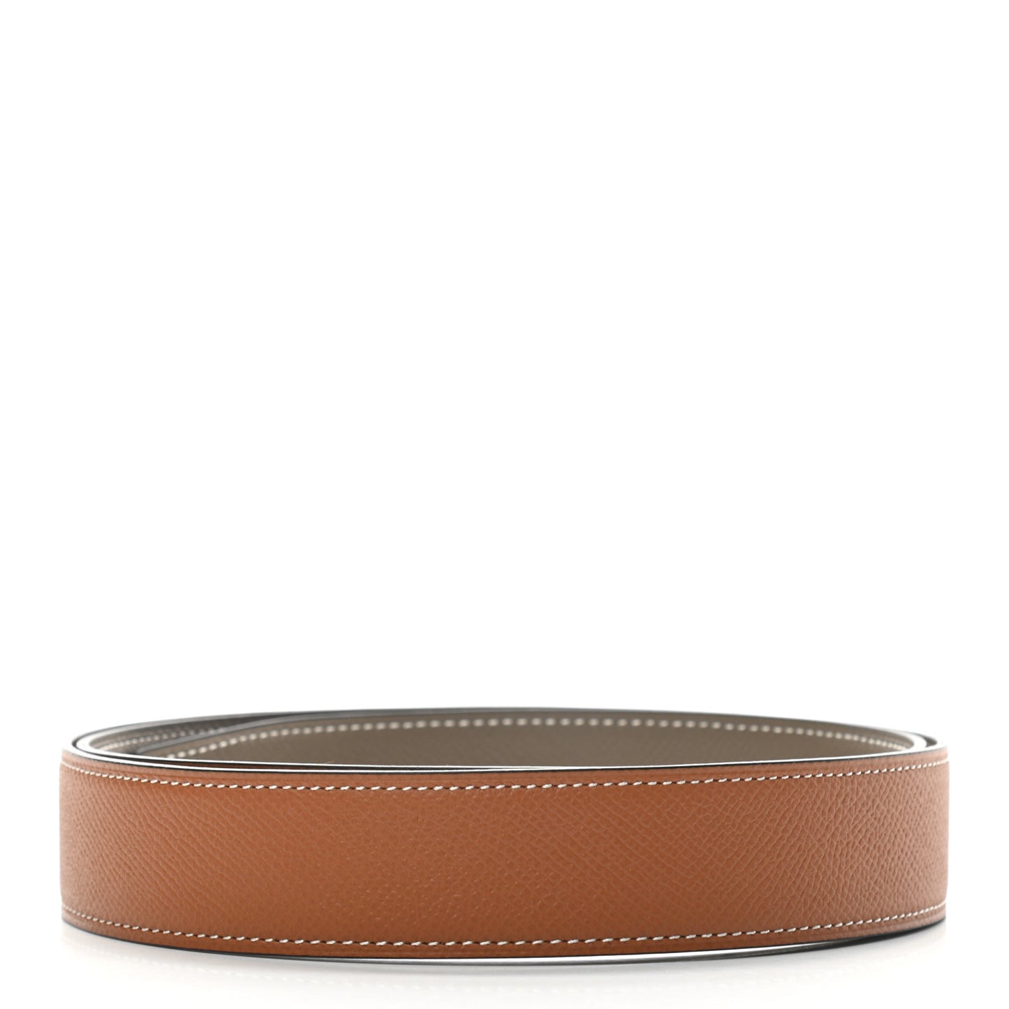 Epsom 32mm Belt Strap 100 Gold Etoupe