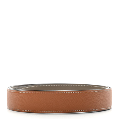 Hermes Epsom 32mm Belt Strap 100 Gold Etoupe 2 of 5