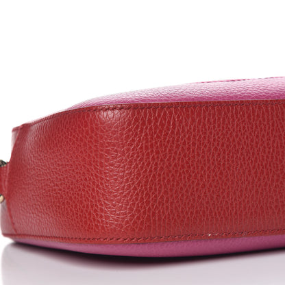 Gucci Dollar Calfskin Bi-Color Small Soho Disco Bag New Rosette Hibiscus Red 8 of 20
