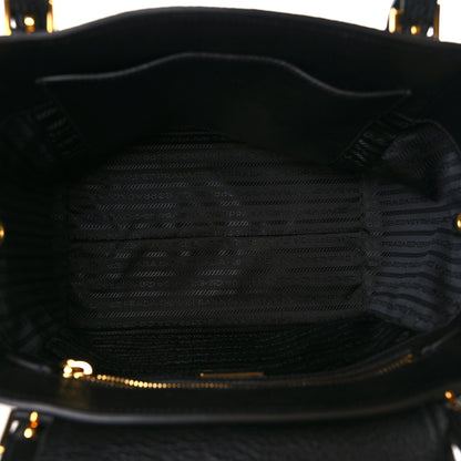 Prada Vitello Phenix Tote Bag Black 5 of 8