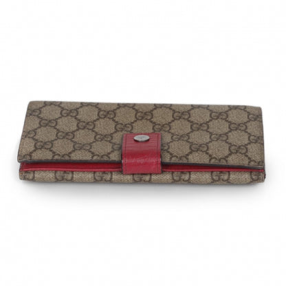 Gucci GG Plus Monogram Ladies GG Continental Wallet Red 4 of 13