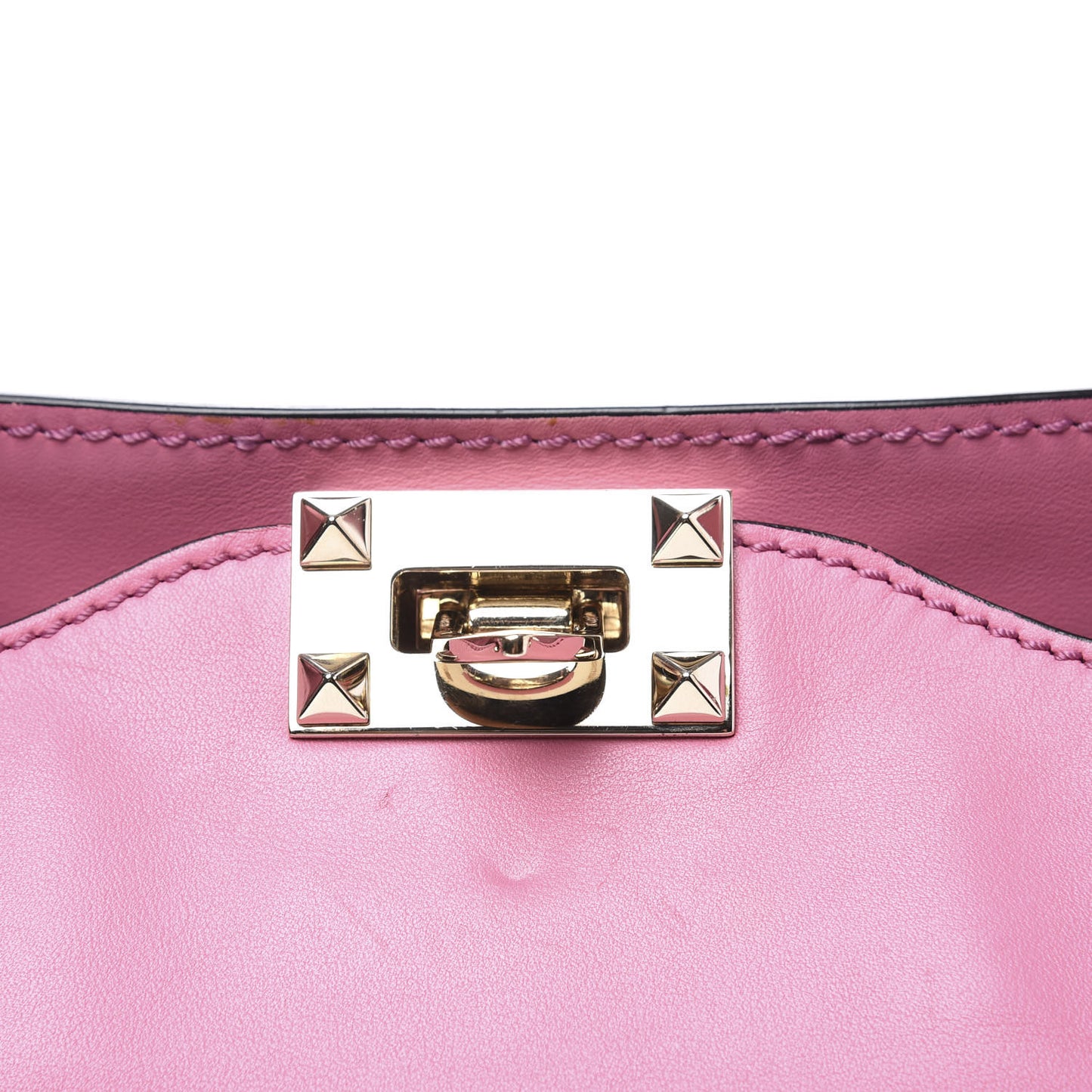Vitello Medium Rockstud Tote Ninphea