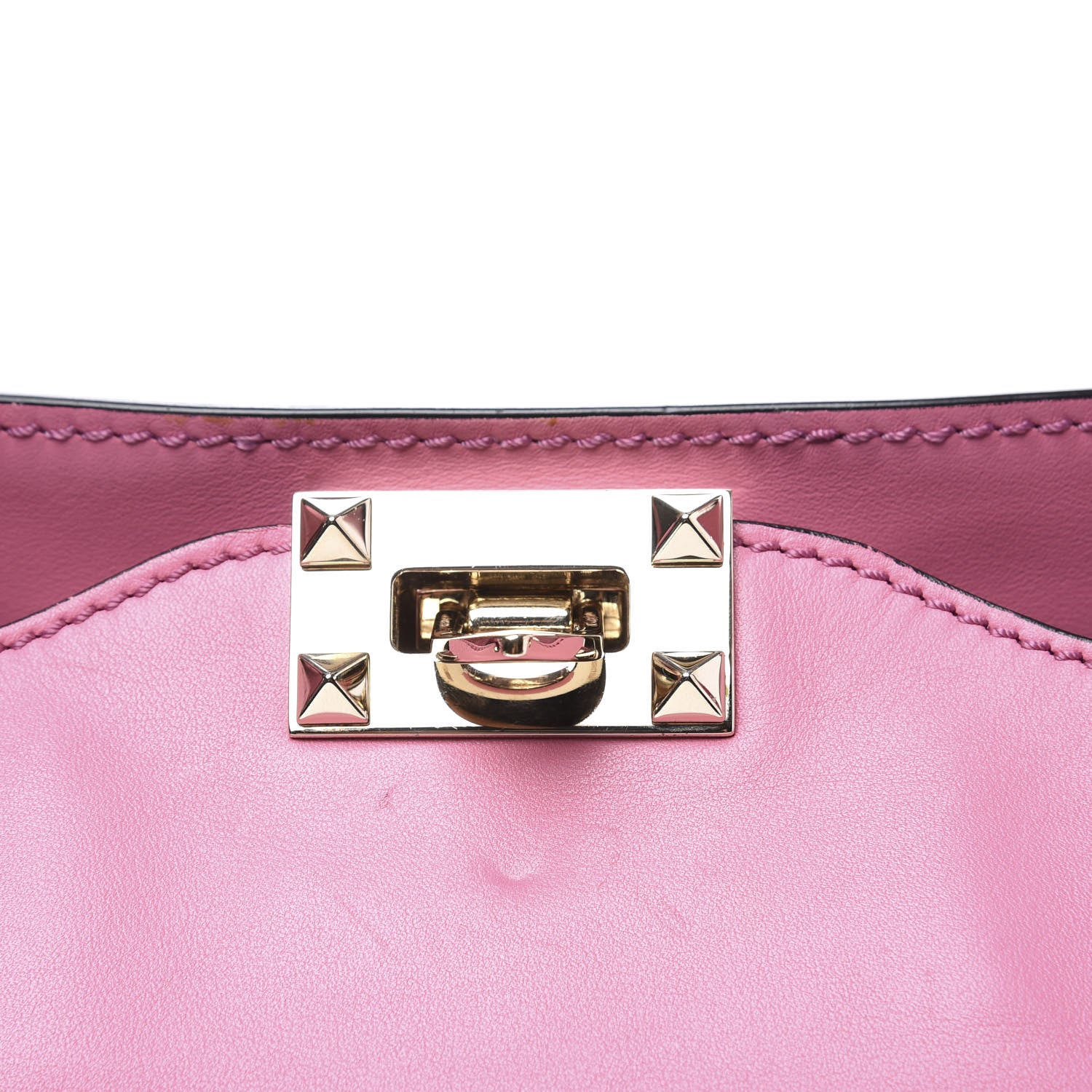 Valentino Garavani Vitello Medium Rockstud Tote Ninphea 9 of 11