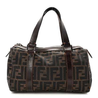 Fendi Zucca Mini Boston Satchel Tobacco 1 of 9