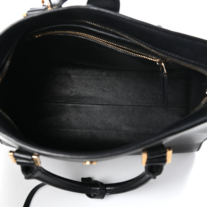Saint Laurent Smooth Calfskin Small Monogram Cabas Black 5 of 9