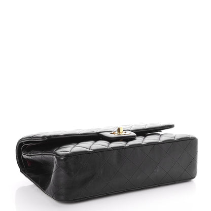 Chanel Lambskin Quilted Medium Double Flap Black 5 of 8