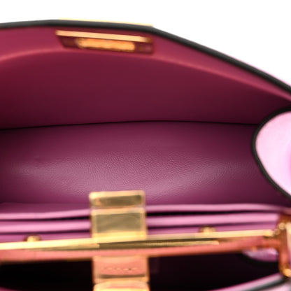 Fendi Shiny Nappa Petite Peekaboo I SEE U Satchel Rosa 6 of 11