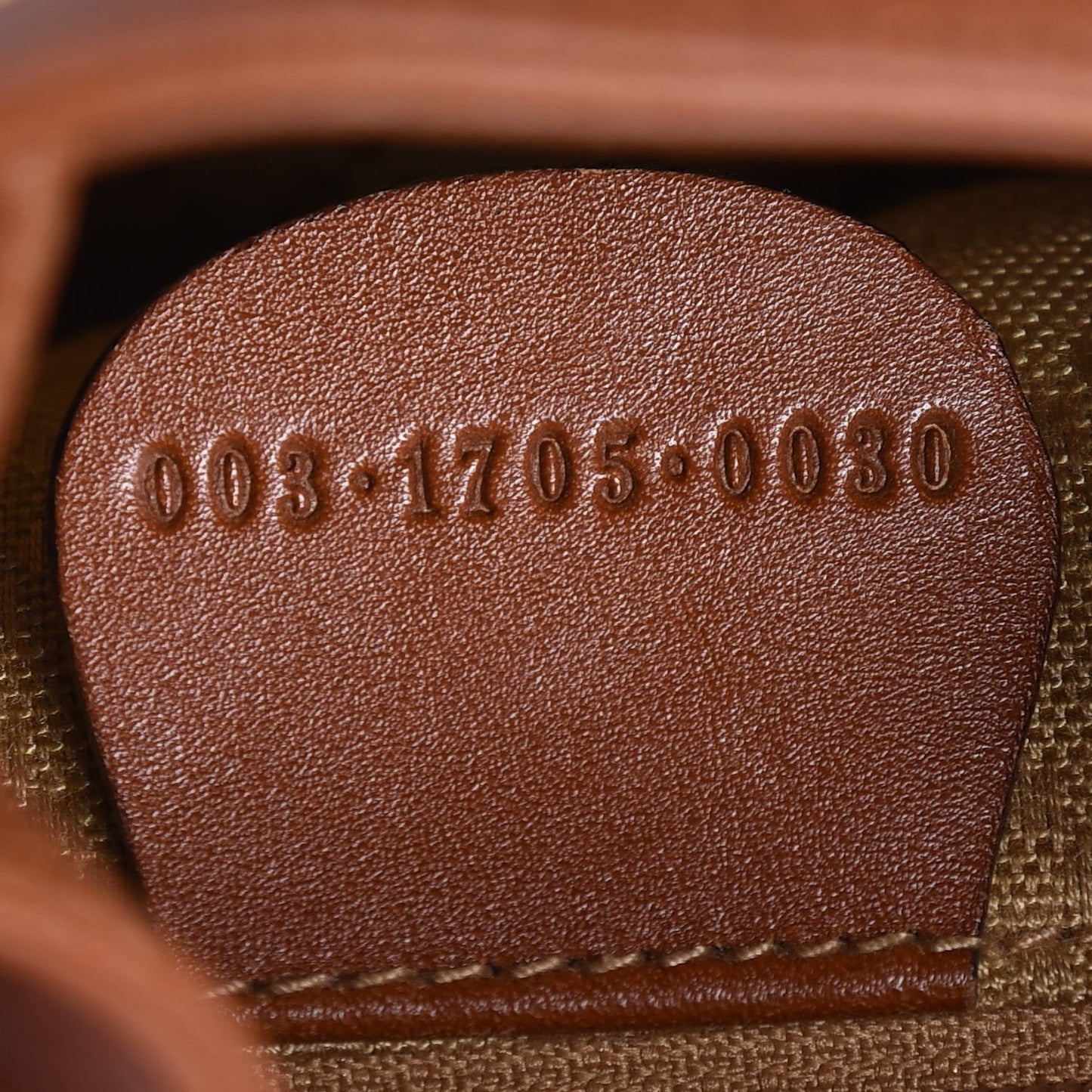 Calfskin Bamboo Backpack Brown