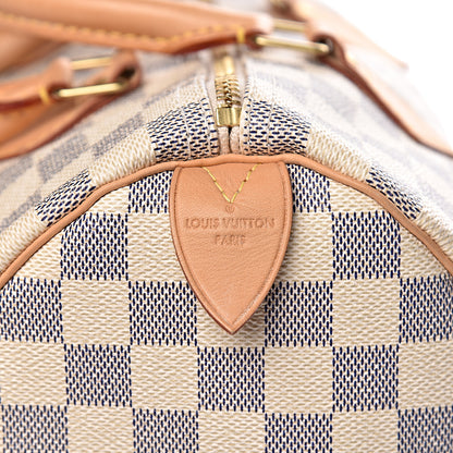 Louis Vuitton Damier Azur Speedy 30 6 of 13