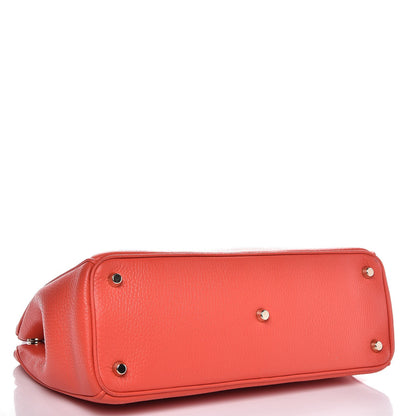Christian Dior Bullcalf Medium Diorissimo Tote True Red 5 of 8