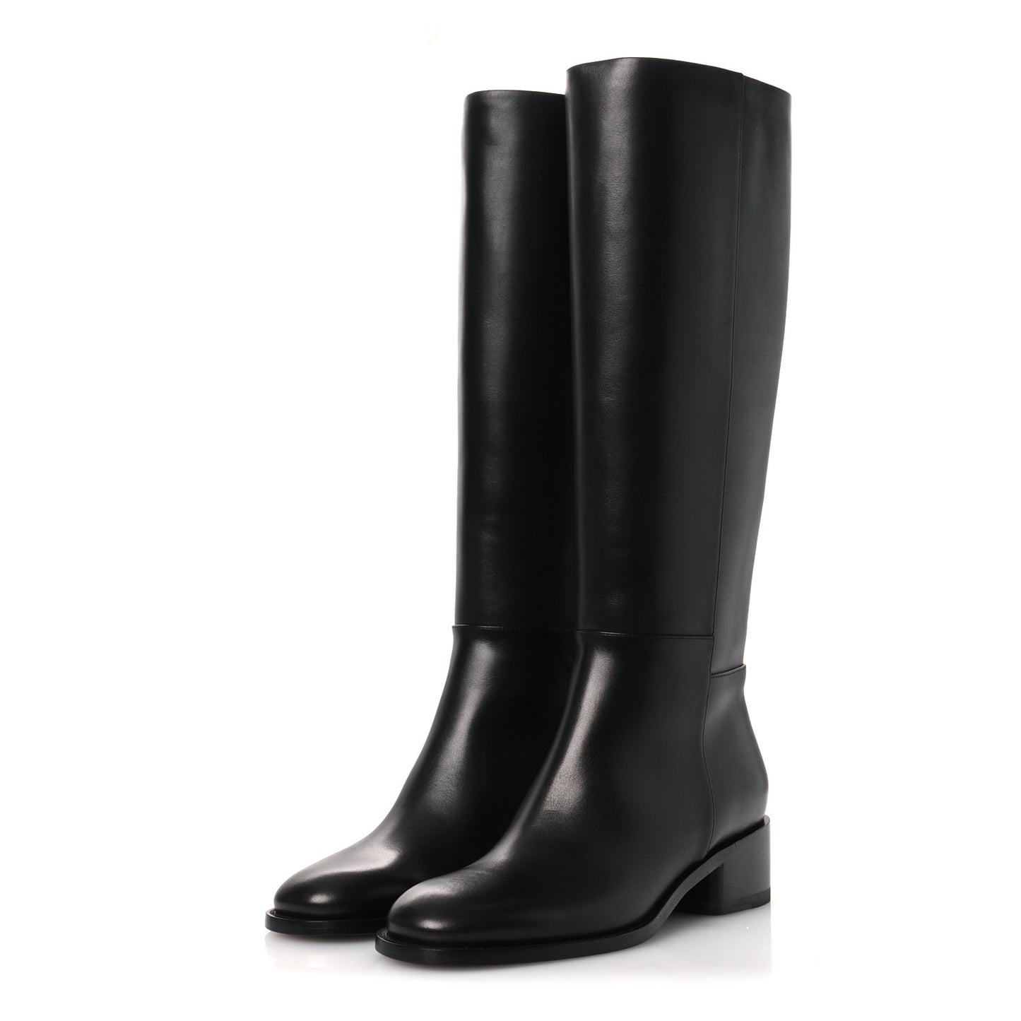 Calfskin Lasso 40 Boots 39 Black