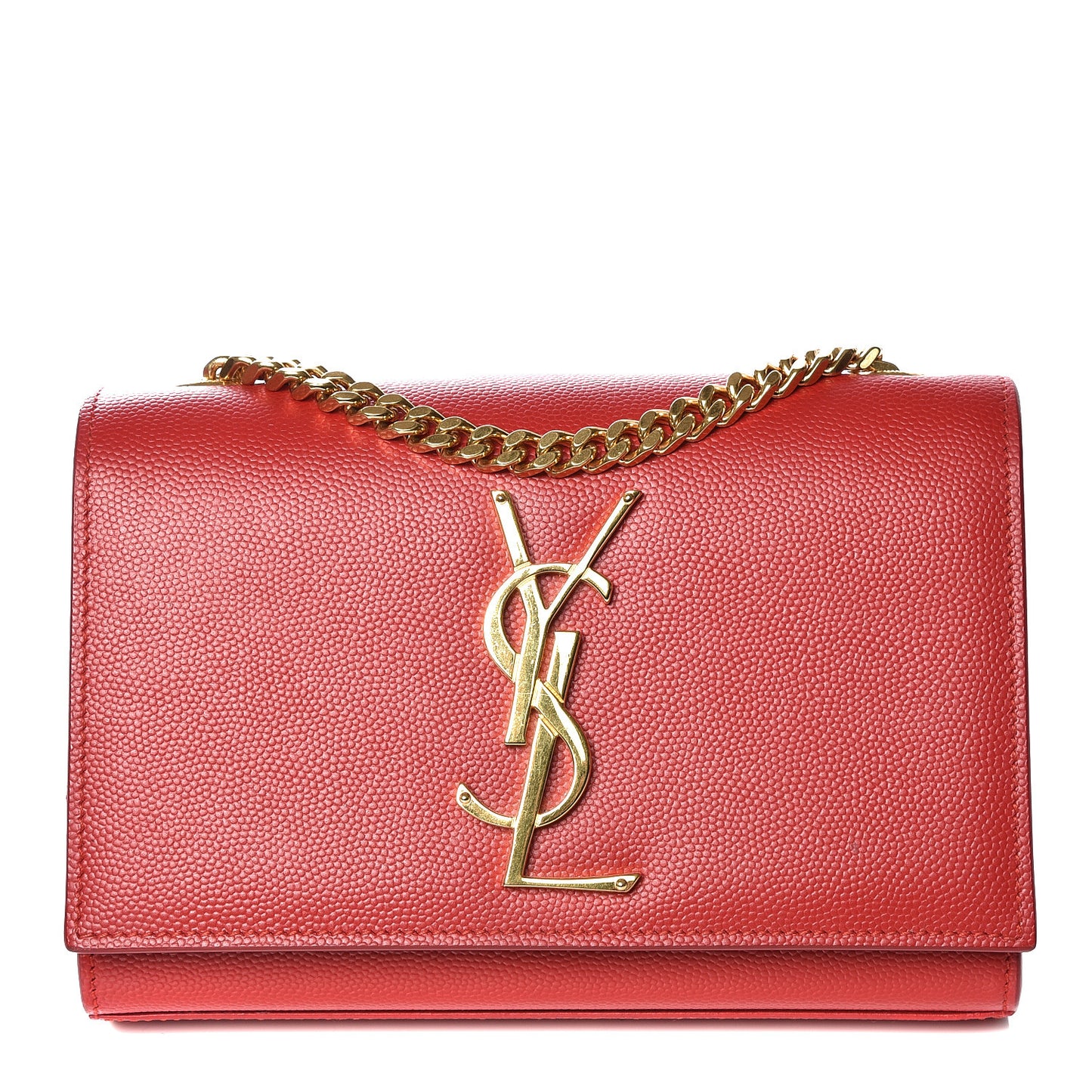 Grain De Poudre Small Monogram Kate Satchel Red