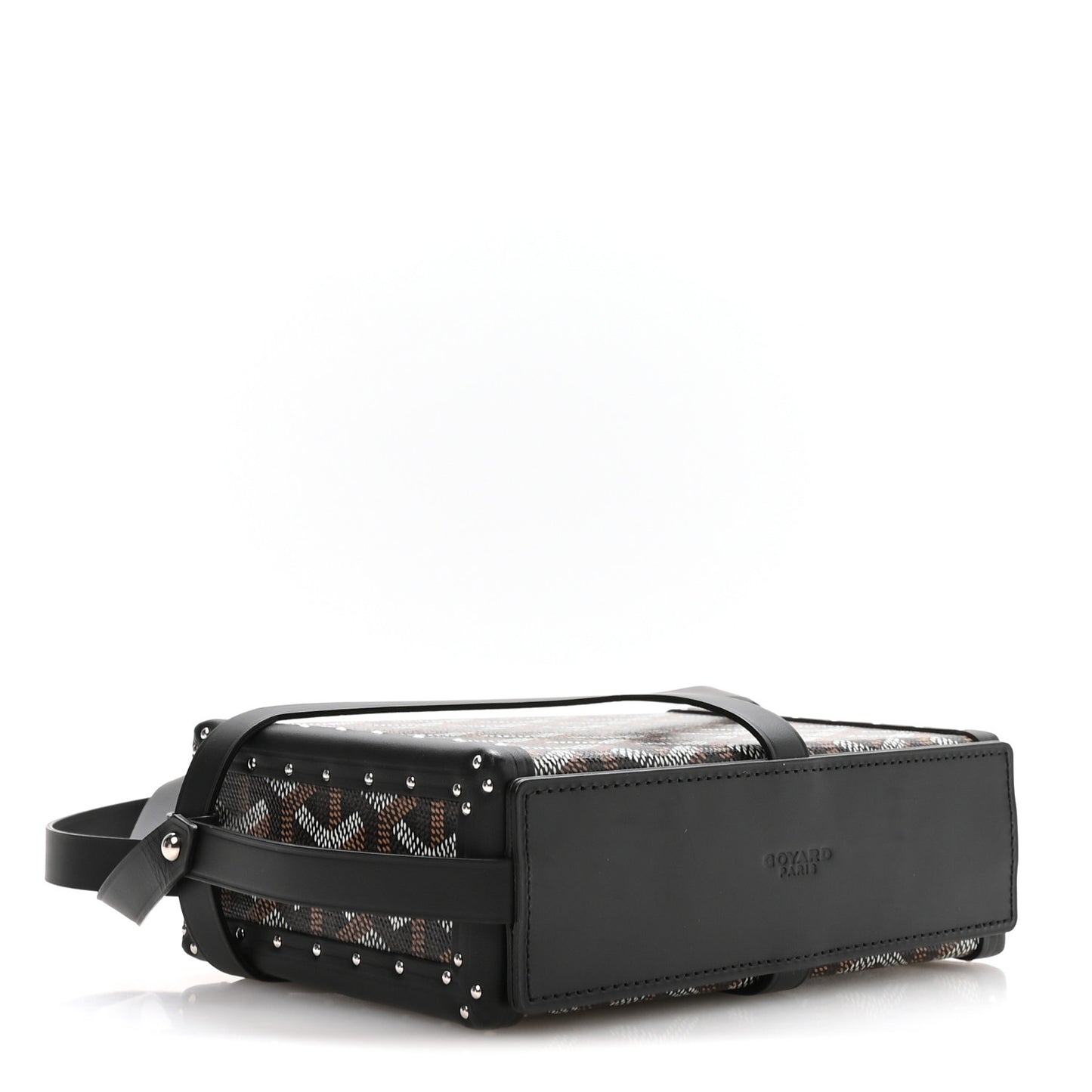 Goyardine Minaudiere Trunk Bag Black