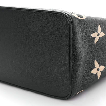 Louis Vuitton Empreinte Monogram Giant Neonoe MM Black Beige 9 of 9