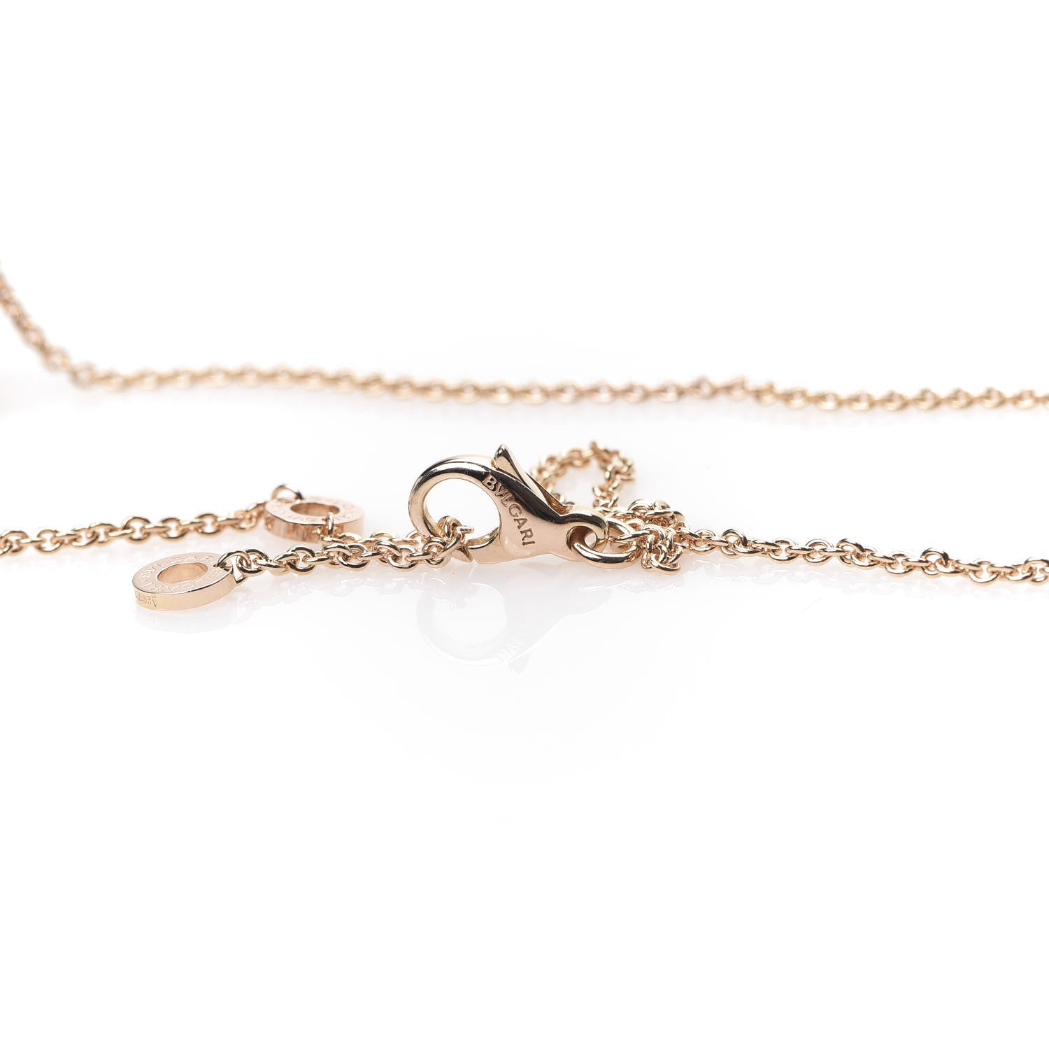 Bulgari 18K Rose Gold B.Zero1 Pendant Necklace 4 of 5