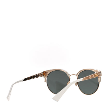 Christian Dior Metal DioramaClub Sunglasses White Gold 3 of 7