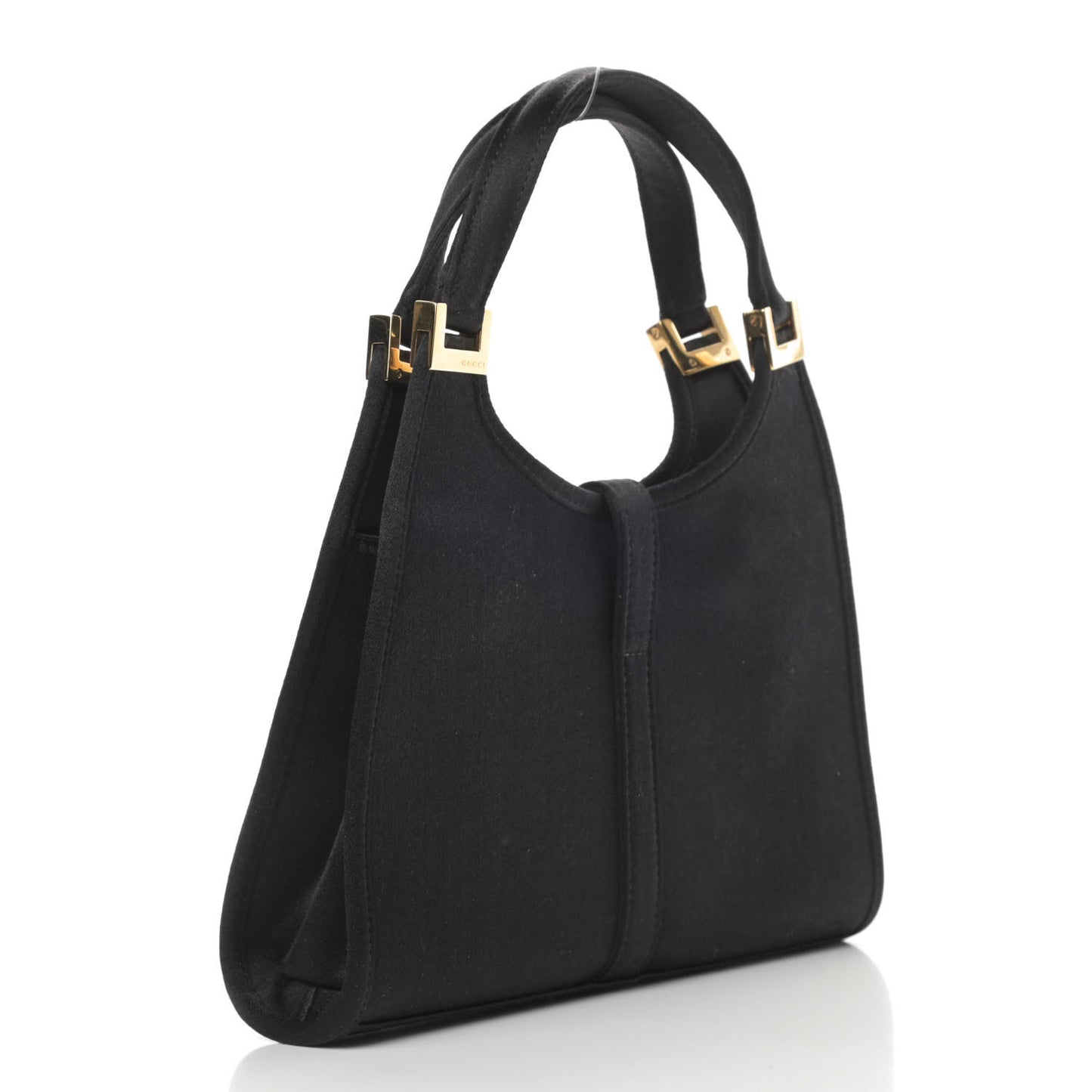 Nylon Small Bardot Shoulder Bag Black