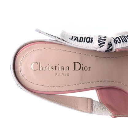 Christian Dior Patent Ribbon J'Adior Slingback 100mm Pumps 36.5 Pink 8 of 11