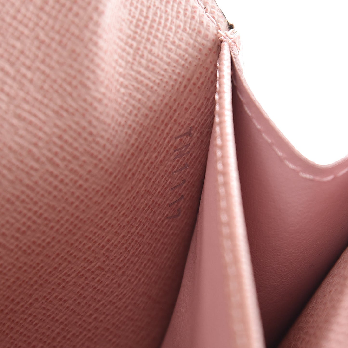 Epi Twist Wallet Rose Ballerine
