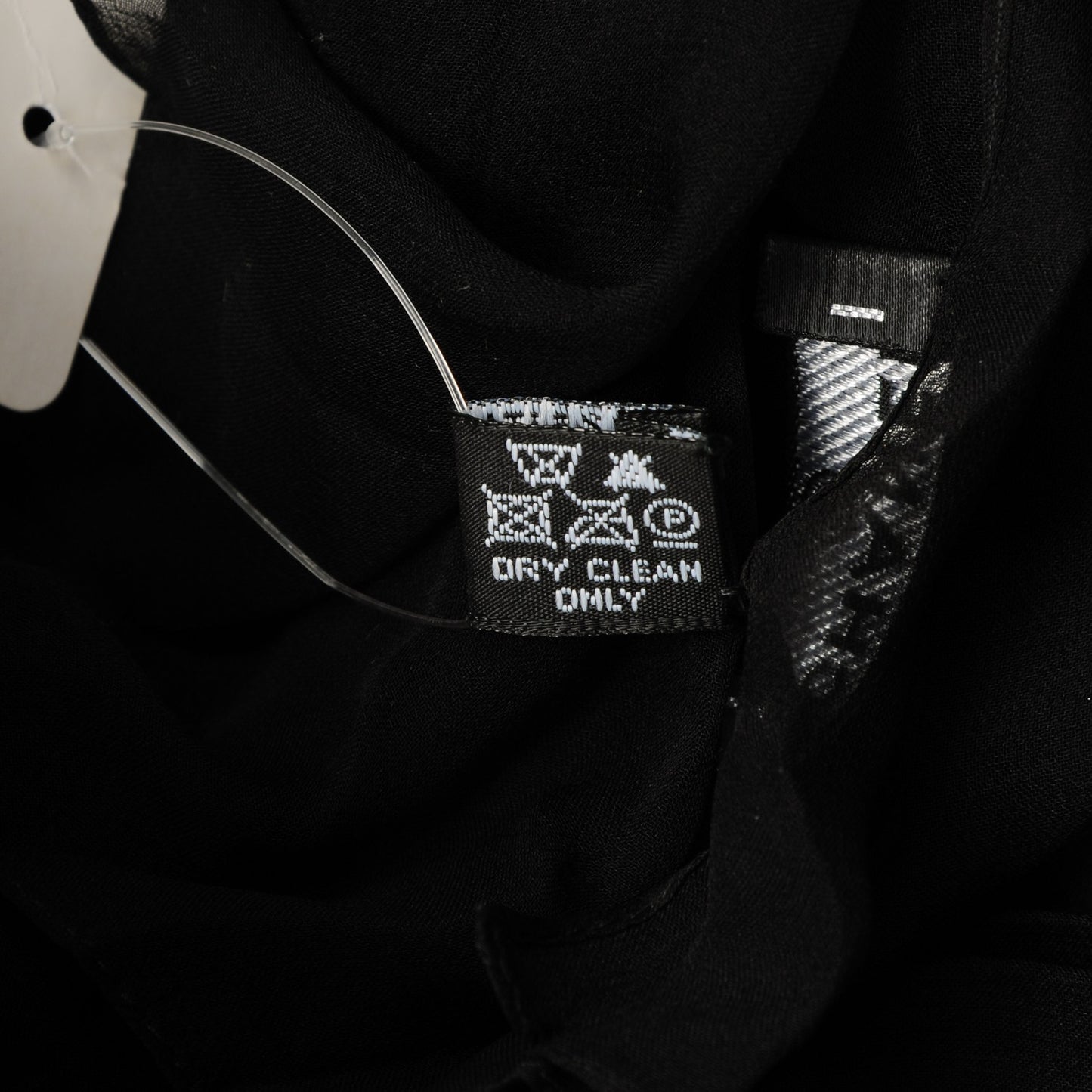 Silk CC Scarf Black