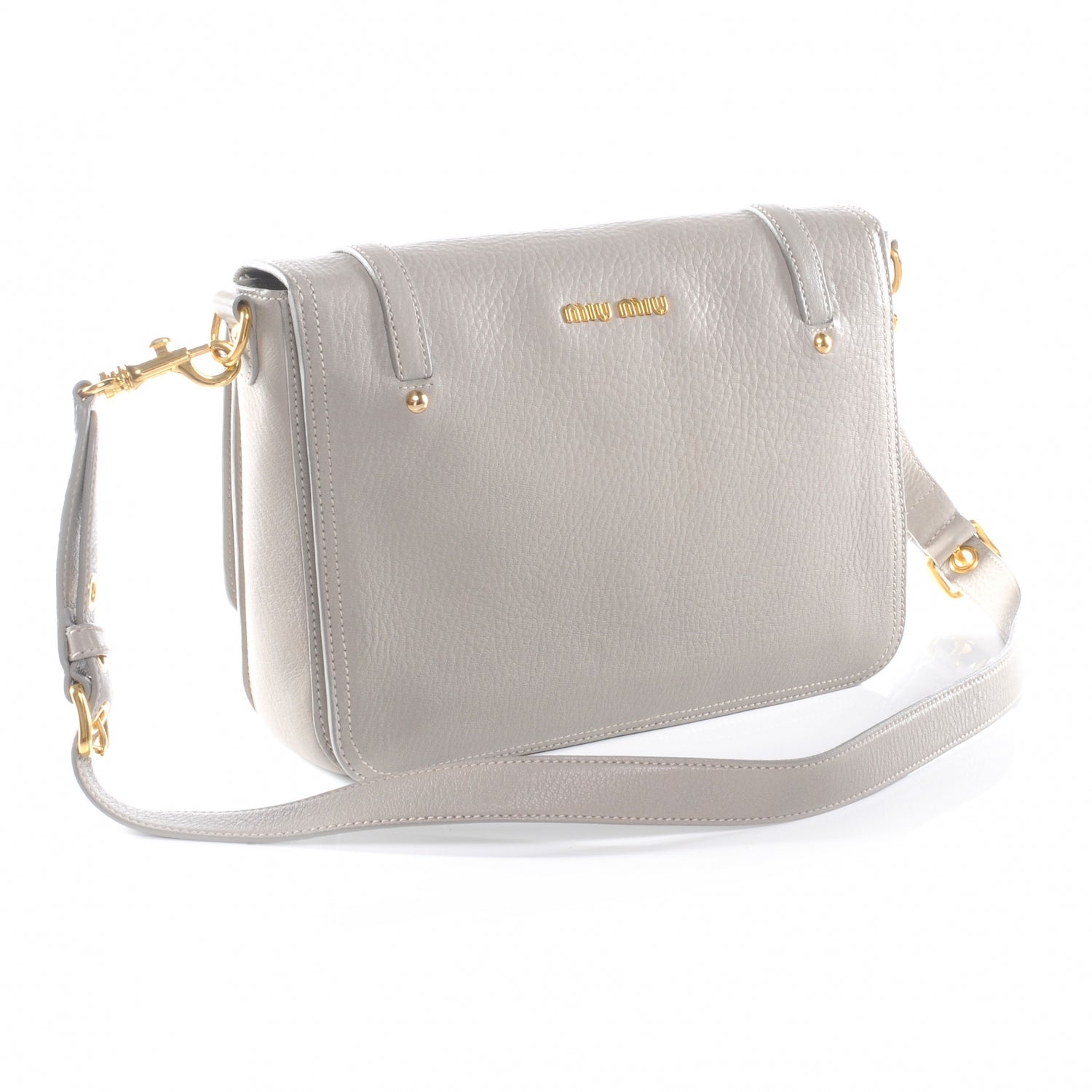 Miu Miu Cervo Pattina Sling Satchel 3 of 7