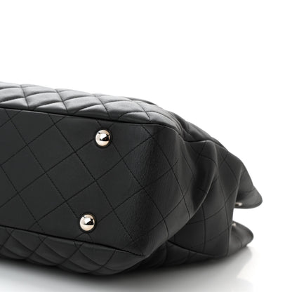 Chanel Calfskin Quilted Flap Tote Black 10 of 10