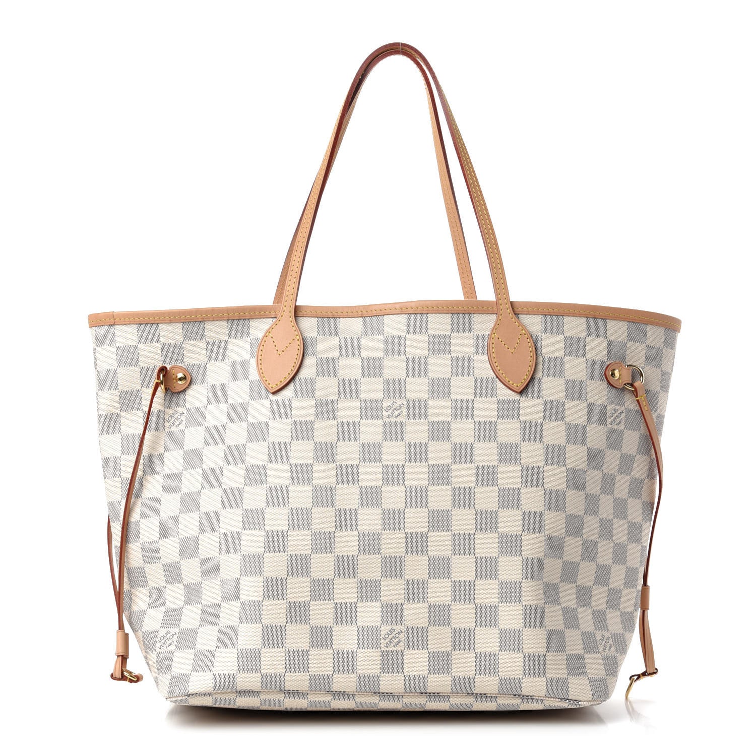 Louis Vuitton Damier Azur Neo Neverfull MM Rose Ballerine 3 of 10
