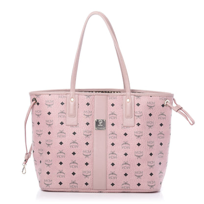 MCM Visetos Medium Liz Reversible Shopper Tote Soft Pink 1 of 25