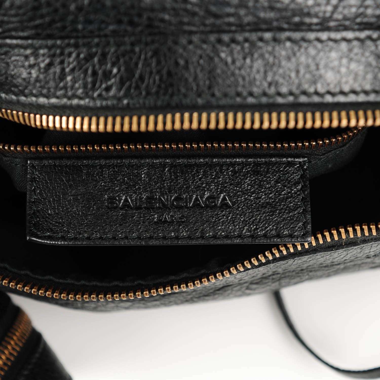 Balenciaga Agneau Classic Hardware Zip Traveler Backpack Black 6 of 7