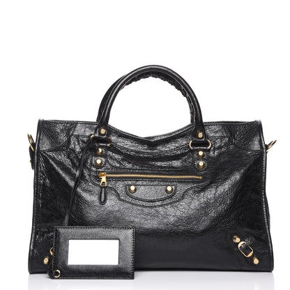 Balenciaga Agneau Giant 12 Gold Hardware City Black 1 of 8