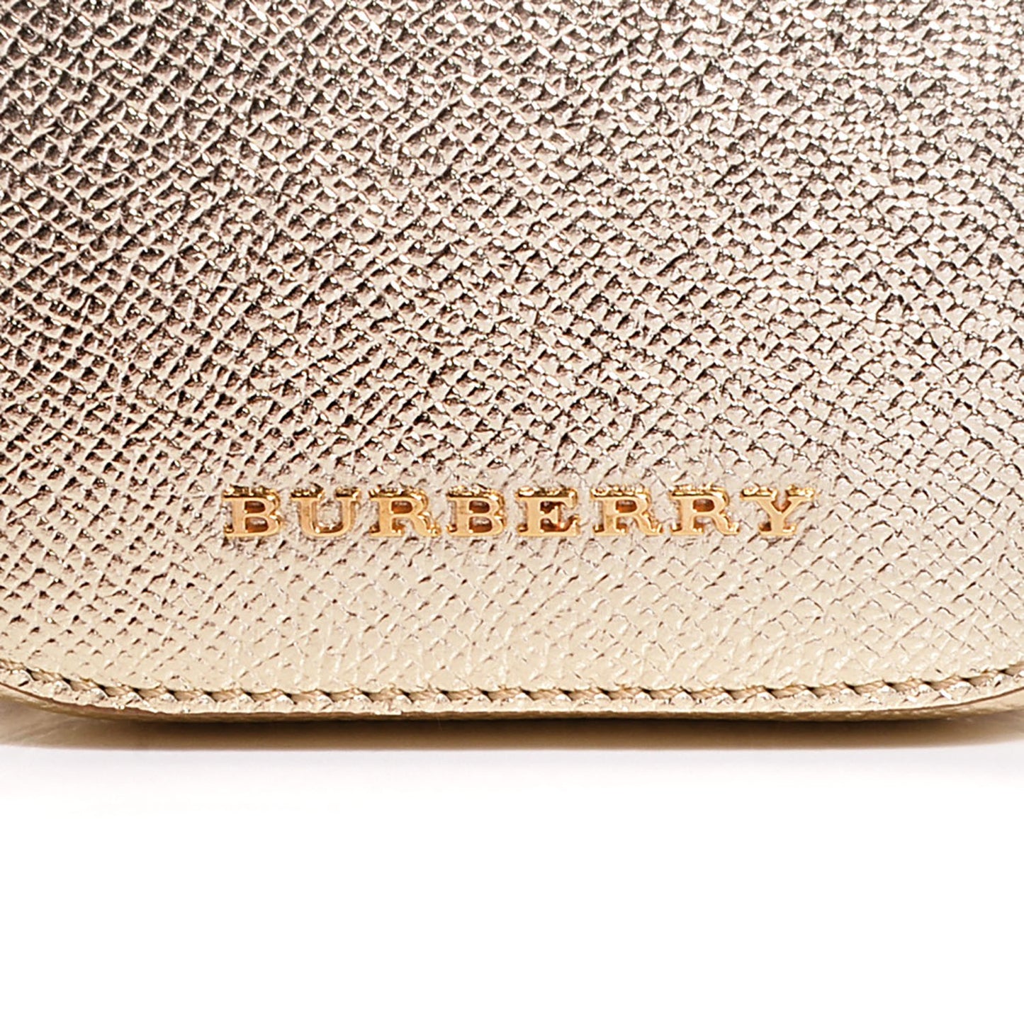 Patent London Studded Cosmetic Case Gold