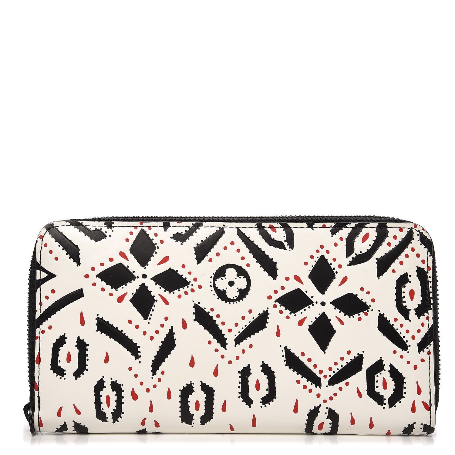 Louis Vuitton Calfskin Zippy Wallet Graphic Print 1 of 8