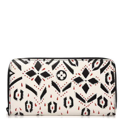 Louis Vuitton Calfskin Zippy Wallet Graphic Print 1 of 8