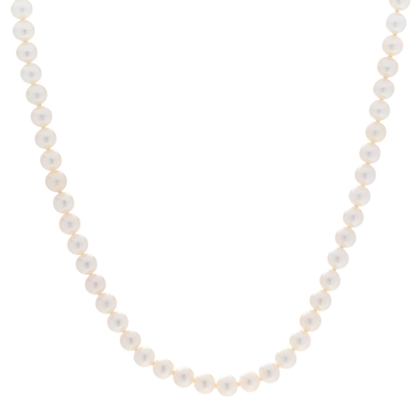 Sterling Silver Freshwater Pearl 5-6mm Ziegfeld Necklace