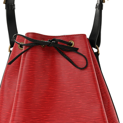 Louis Vuitton Epi Petit Noe Red Black 7 of 10